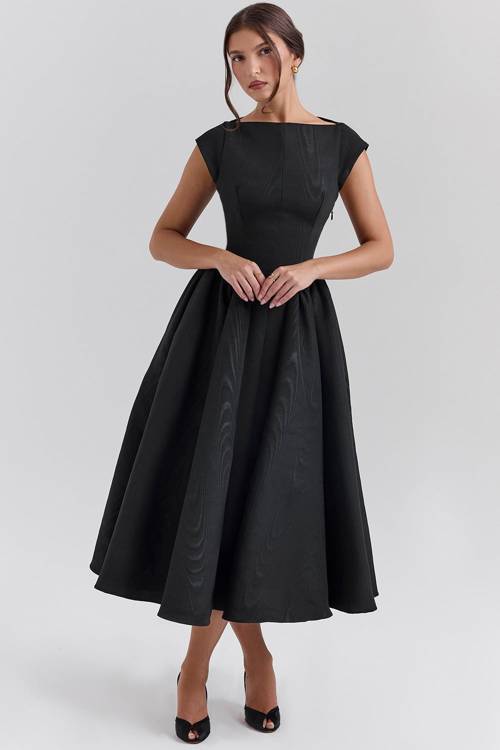 Women’s Fit-and-Flare Midi Dress
