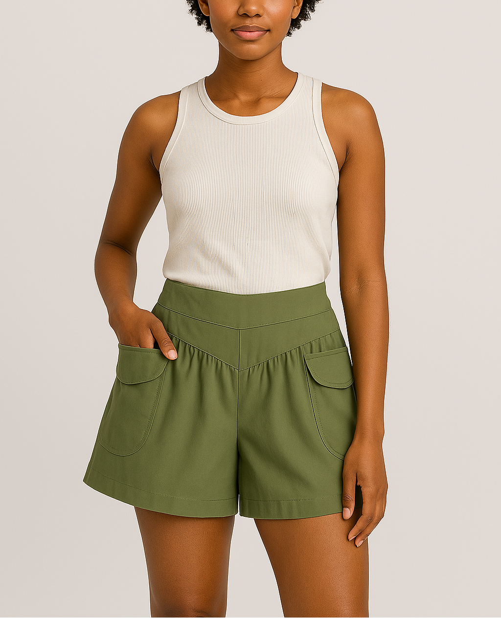 Women’s High-Waisted Summer Shorts