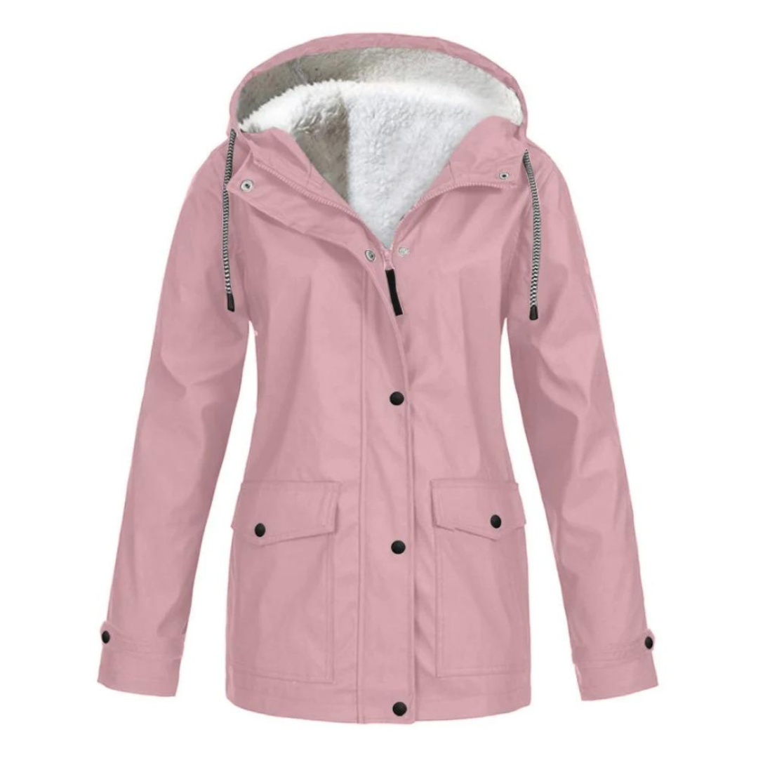 Sophie - Windproof Hooded Rain Jacket (Plus Size Available)