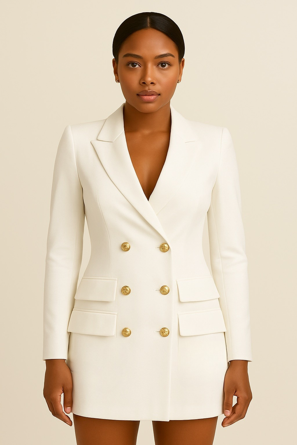 Women's Double-Breasted Blazer Dress