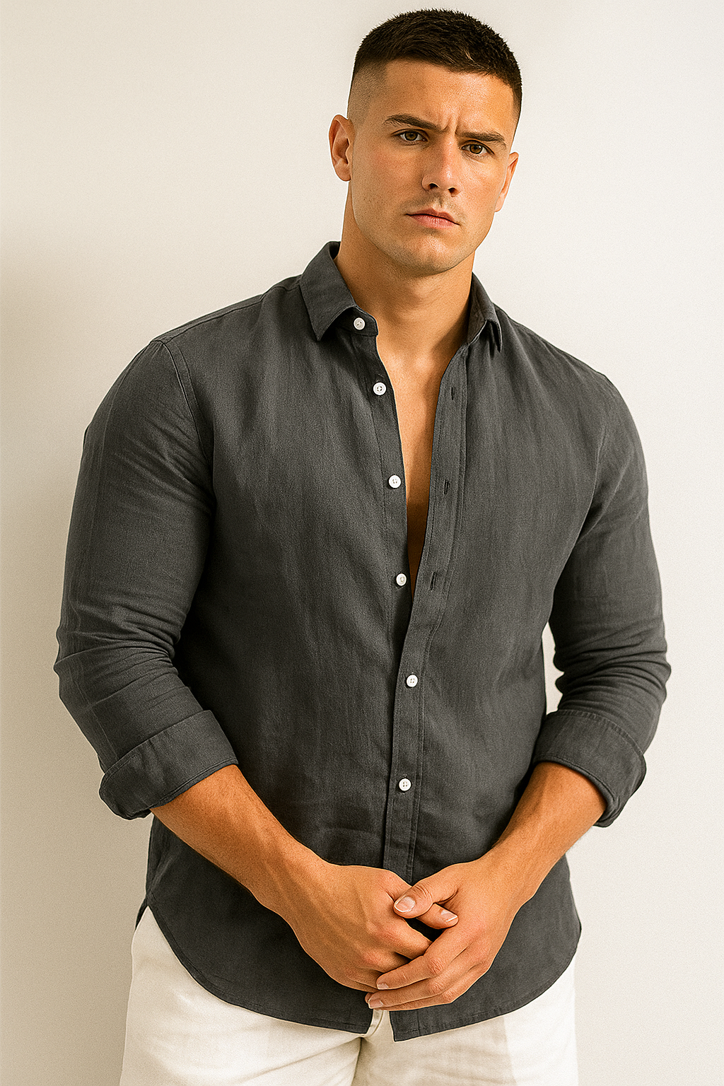 Men’s Classic Linen Shirt