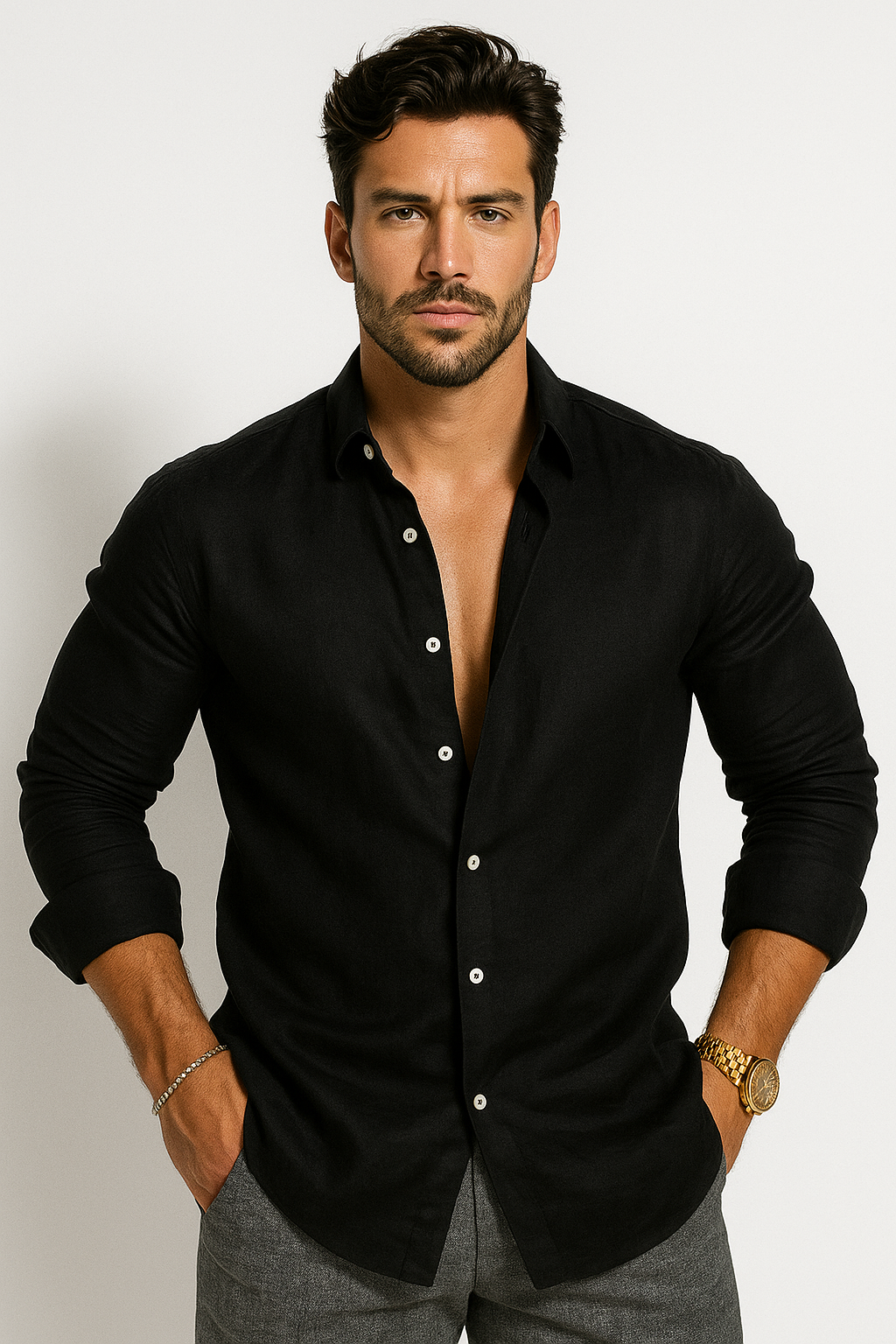 Men’s Classic Linen Shirt