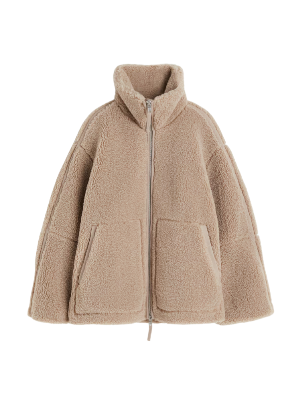 Daphne - Oversized Sherpa Fleece Jacket Ultra-Soft and Stylish for Cold Weather