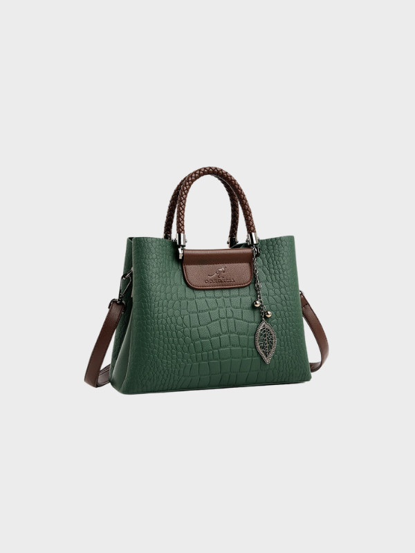 Barbara - Structured Leather Top Handle Bag