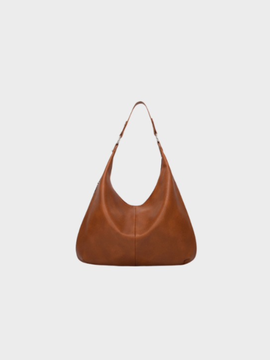 Faye - Casual Leather Hobo Bag for Everyday Use