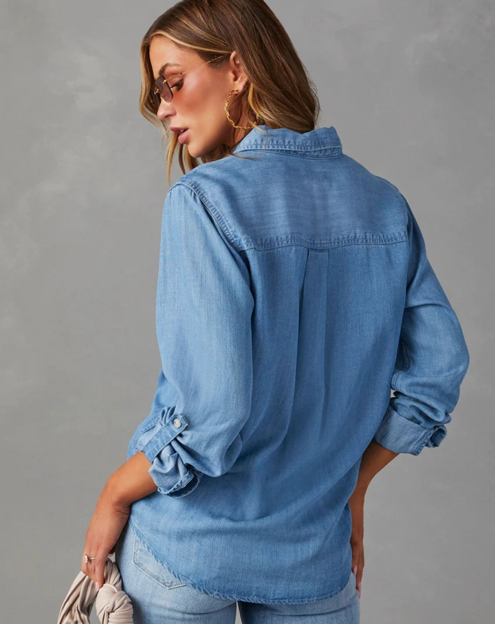 Iris - Women's Button-Up Blouse