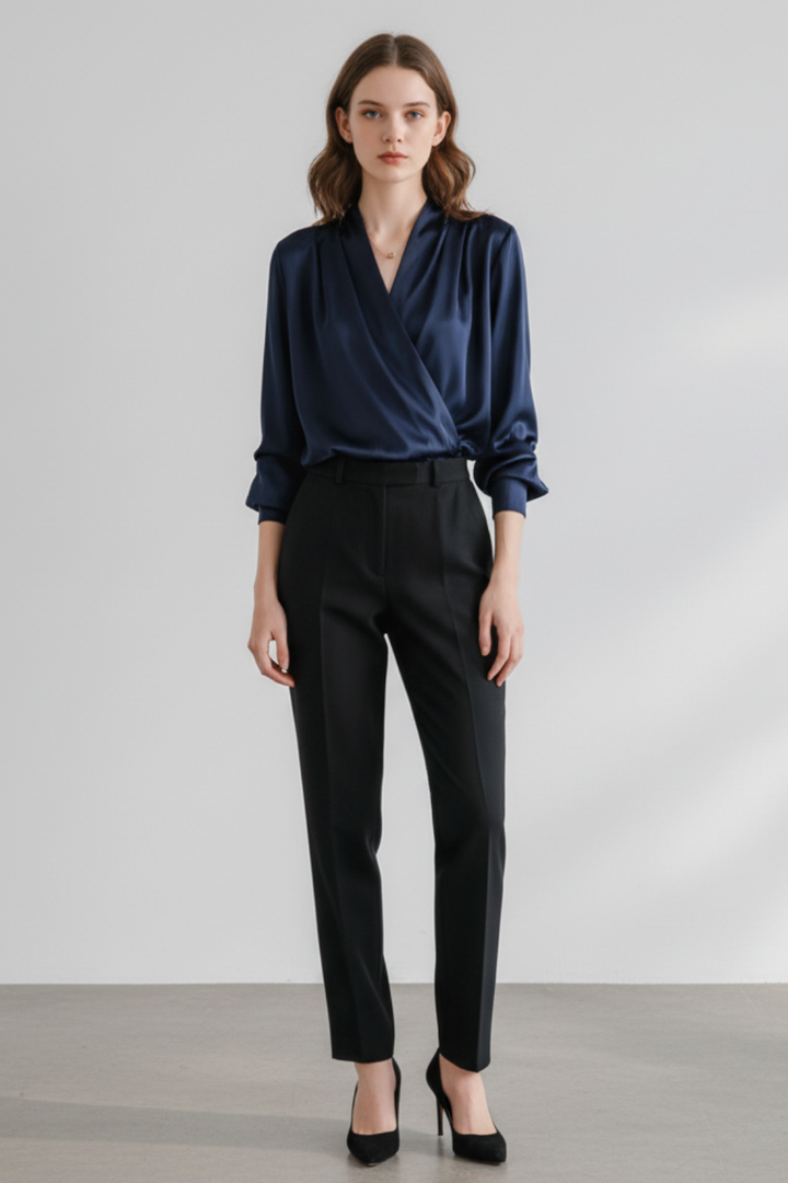 Elegant Women’s Long-Sleeve Blouse