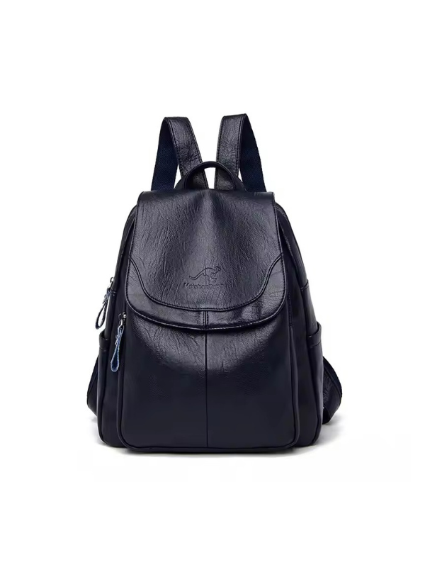 Isla - Anti-Theft PU Leather Backpack with RFID Protection and Stylish Design