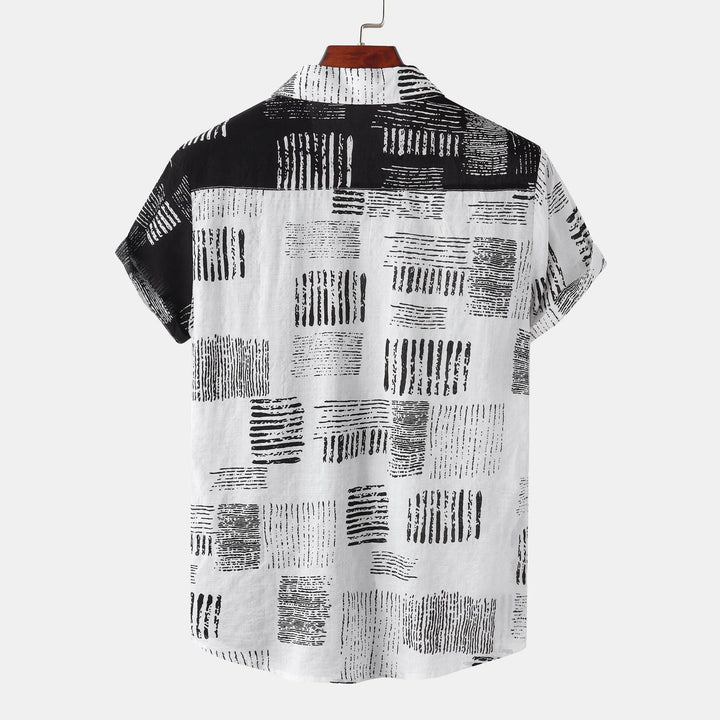 Men’s Split-Tone Resort Short Sleeve Shirt