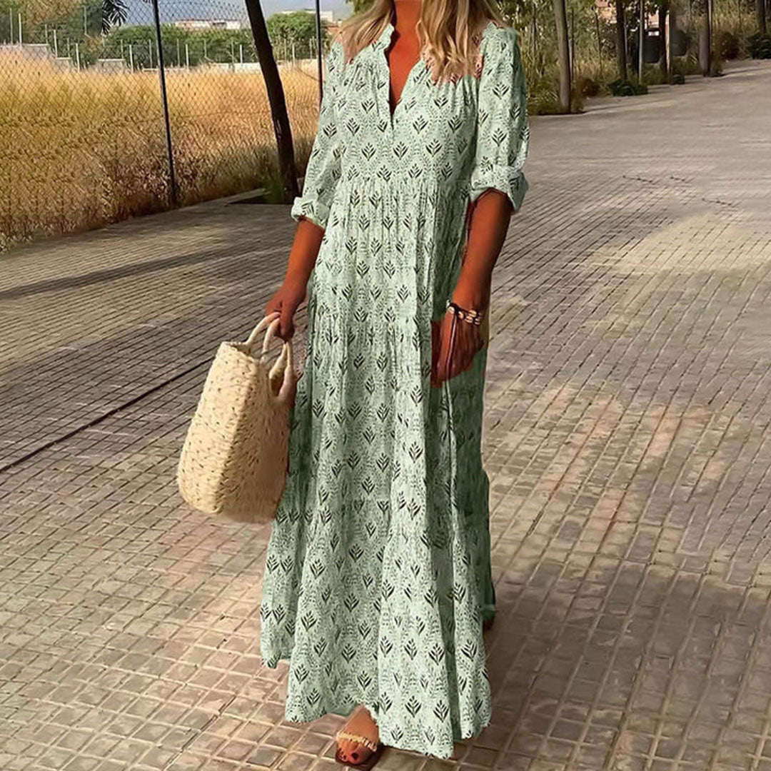 Susan - Boho Maxi Dress for Women (Plus Size Available)