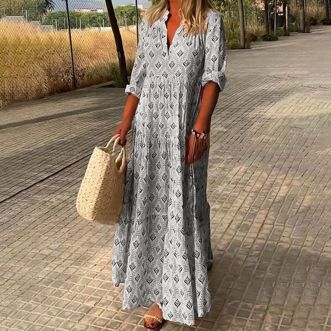 Susan - Boho Maxi Dress for Women (Plus Size Available)
