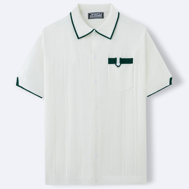 Men’s Retro Knit Short Sleeve Shirt