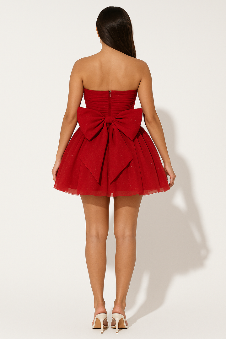 Women’s Strapless Mini Party Dress