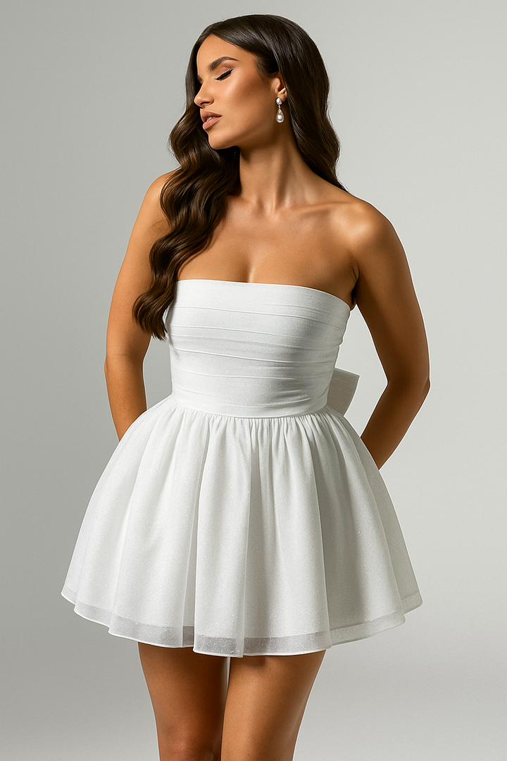 Women’s Strapless Mini Party Dress