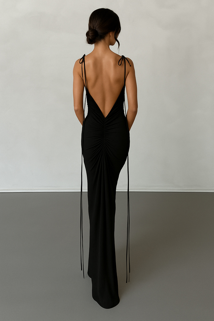 Women’s Bodycon Spaghetti Strap Maxi Dress