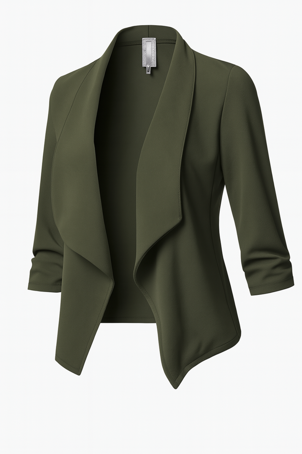 Women’s Draped Open-Front Blazer