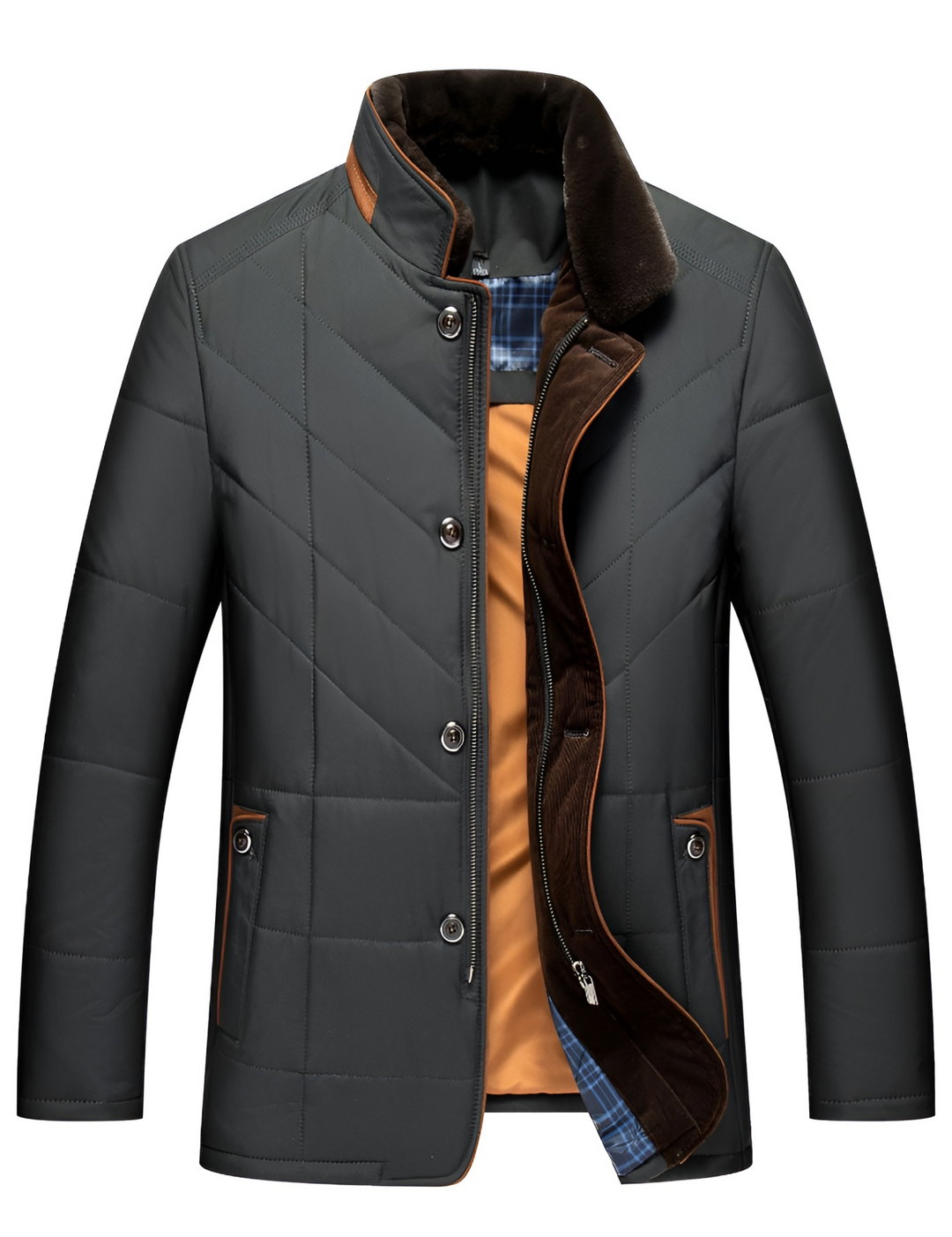 Men’s Quilted Winter Jacket