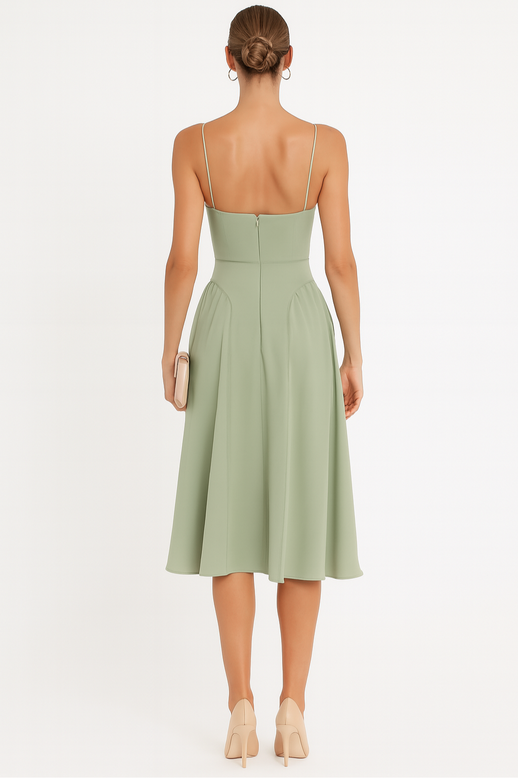 Isabel - Corset Midi Dress