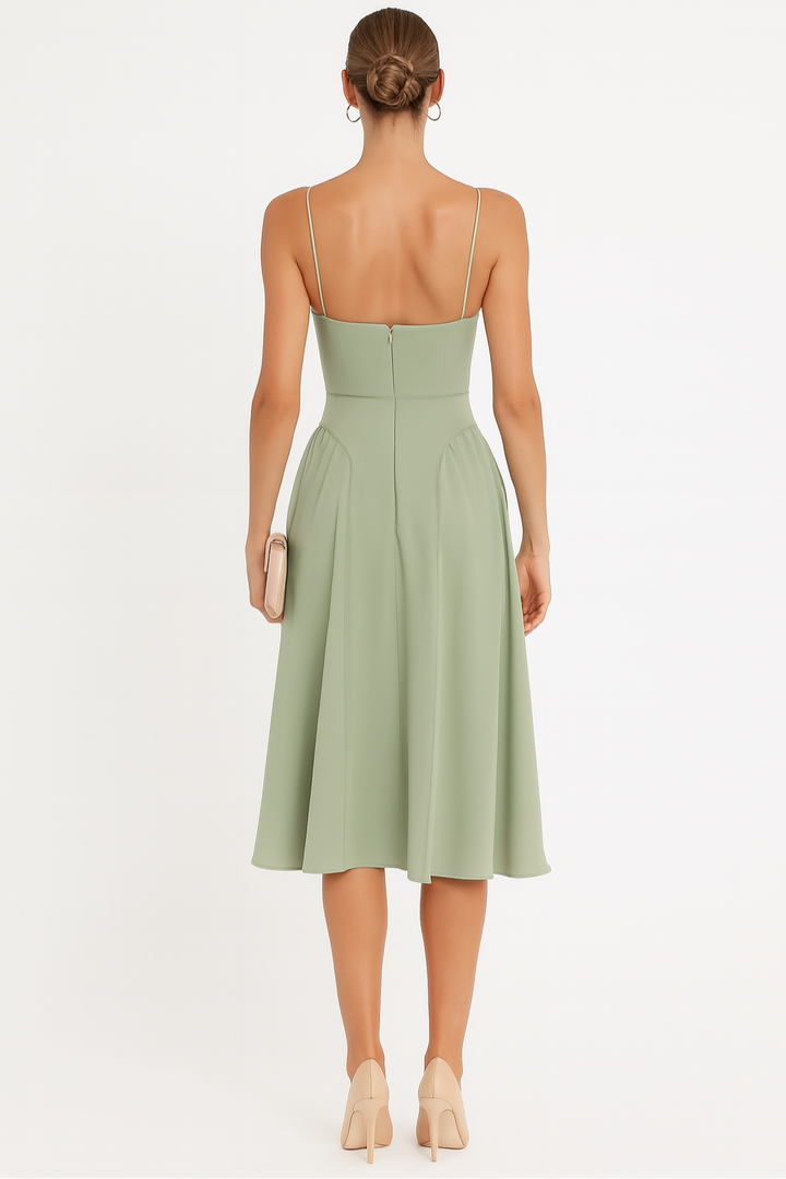 Isabel - Corset Midi Dress