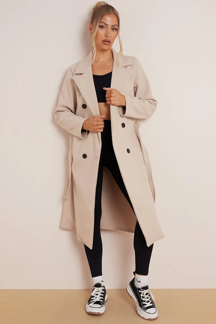 Margot - Rivoli Classic Belted Wool Coat