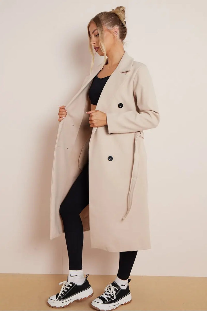 Margot - Rivoli Classic Belted Wool Coat