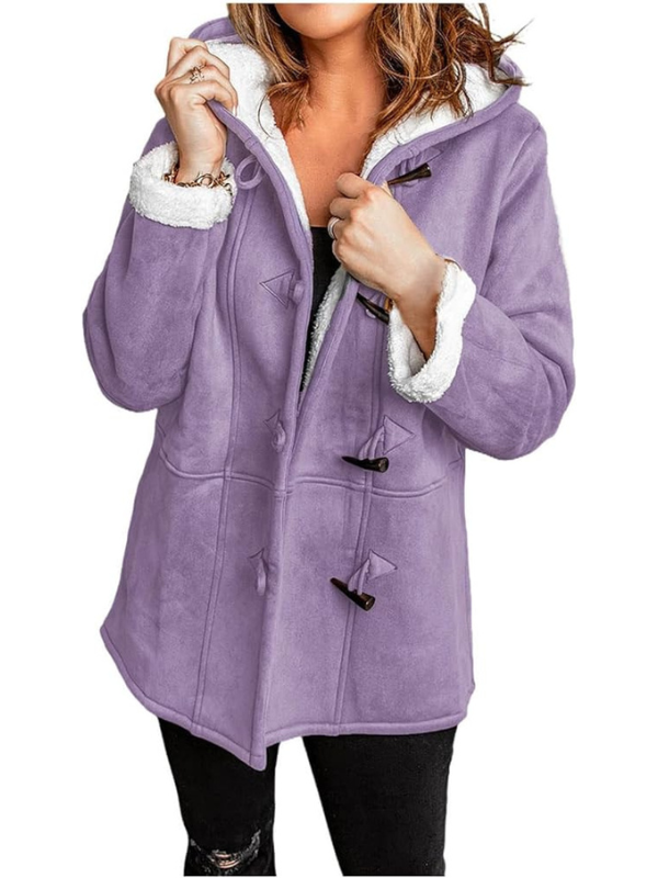 Charlotte - Fleece-Lined Hooded Coat