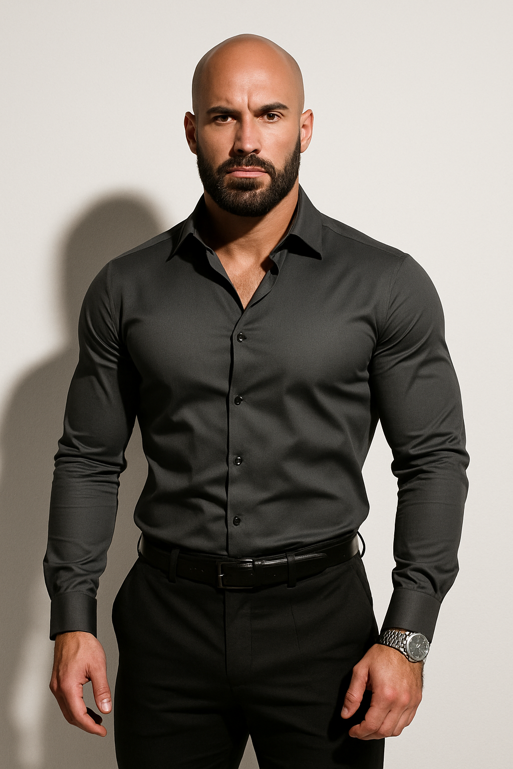 Men’s Slim Fit Long Sleeve Dress Shirt