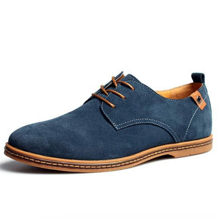 Men’s Classic Dress Shoes – Timeless Round-Toe Design with Refined Detailing