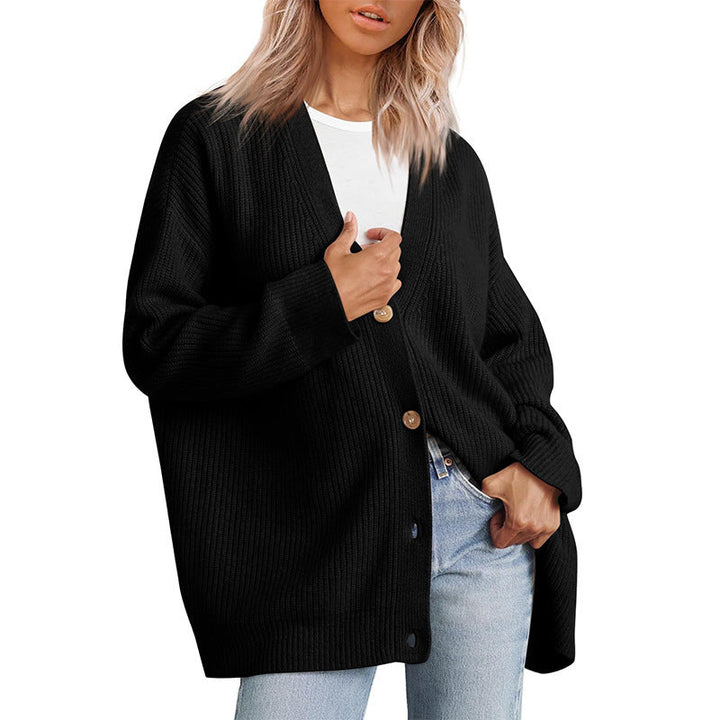 Claire | Women's Relaxed Fit Striped Knit Cardigan