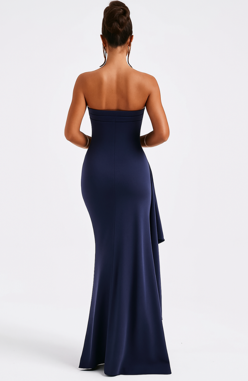 Scarlette - Twisted Maxi Dress Without Shoulders