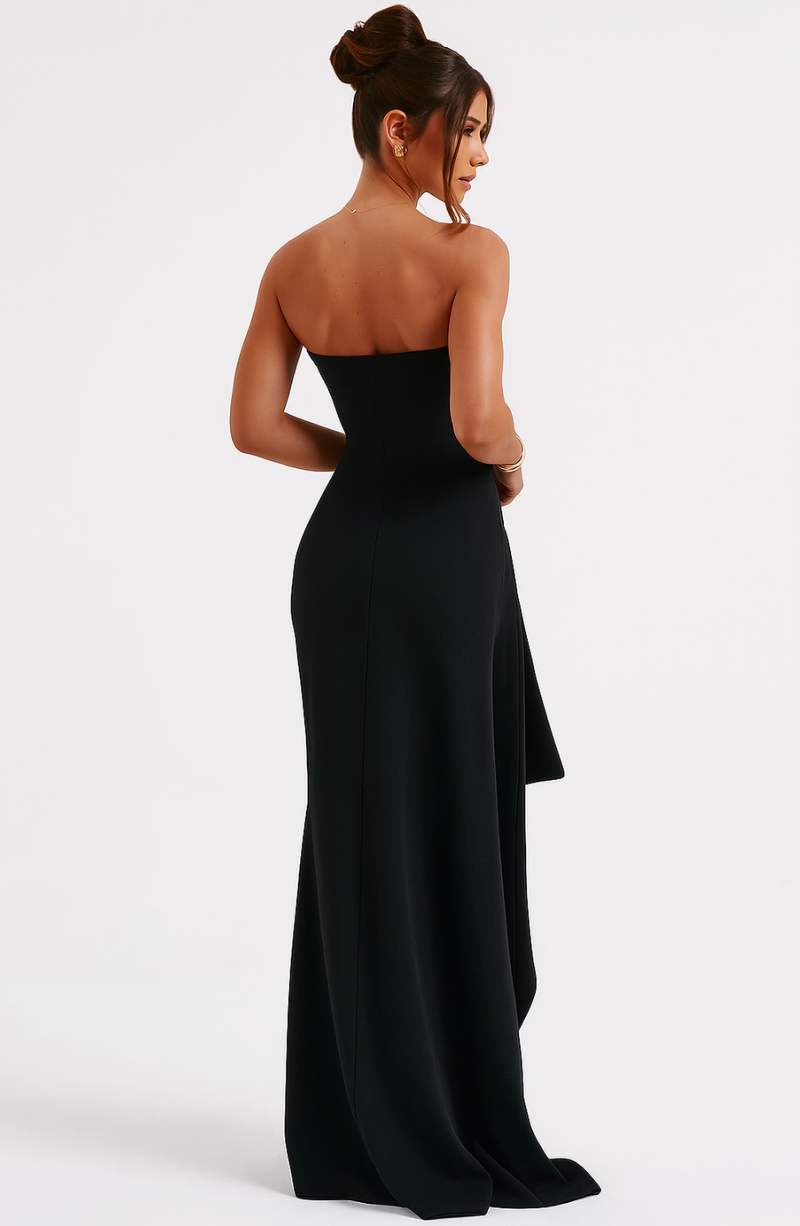 Scarlette - Twisted Maxi Dress Without Shoulders