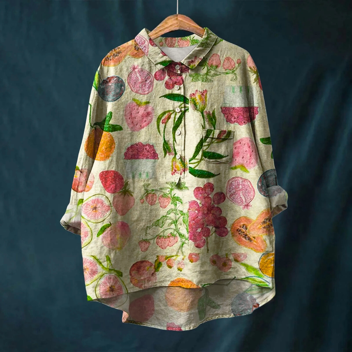 Ocean - Floral Button-Up Shirt