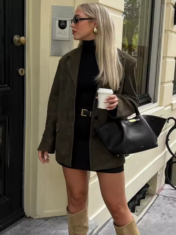 Sofia - Elegant Brown Jacket