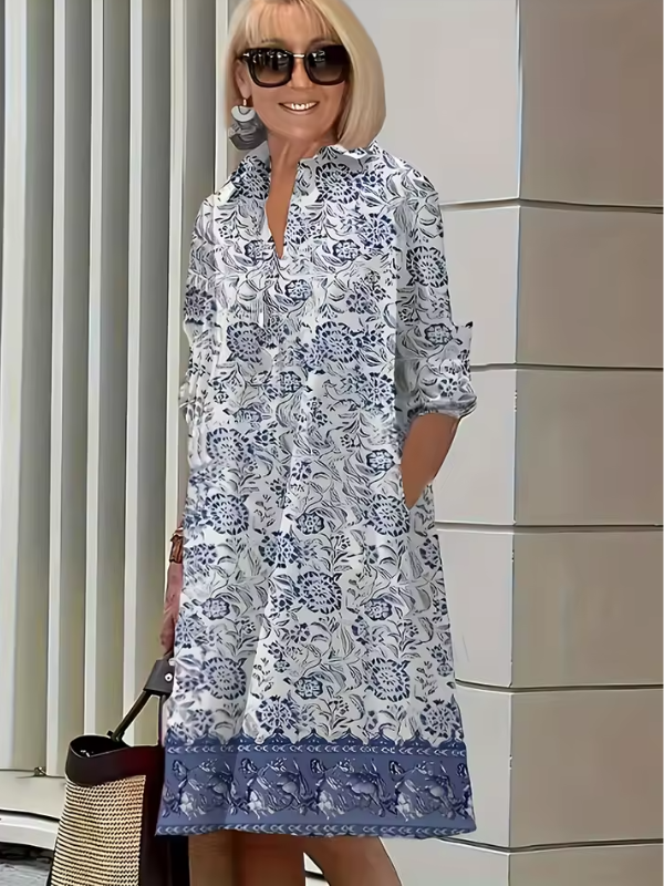 Clio - Relaxed Shirt Dress for Casual and Versatile Styling