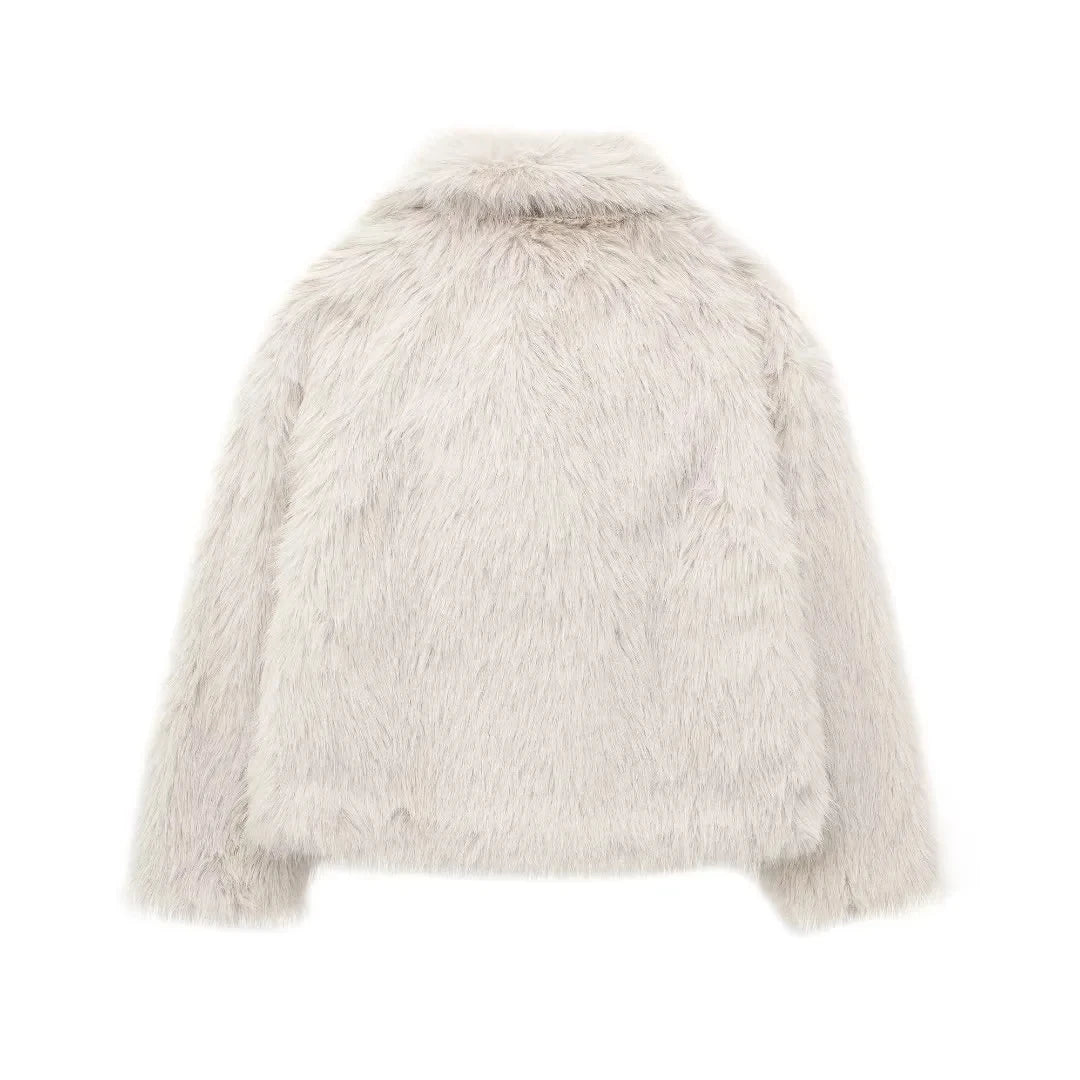 Quinn - Plush Faux Fur Coat
