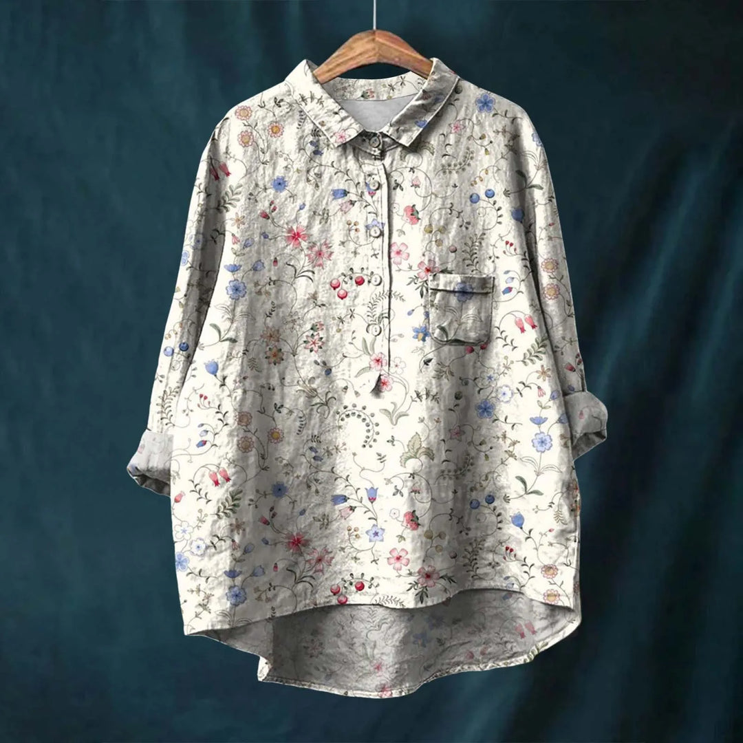 Ocean - Floral Button-Up Shirt