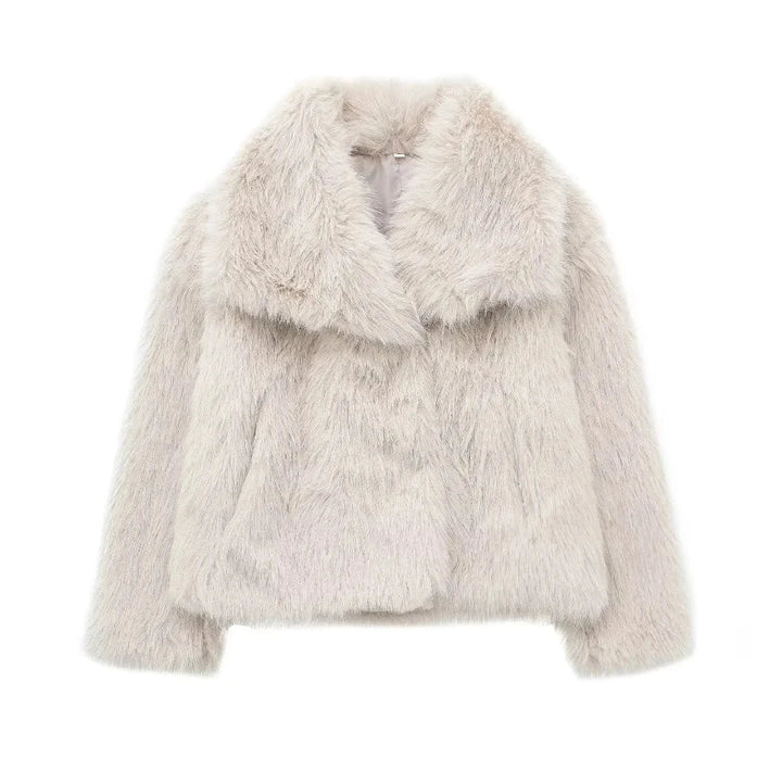 Quinn - Plush Faux Fur Coat
