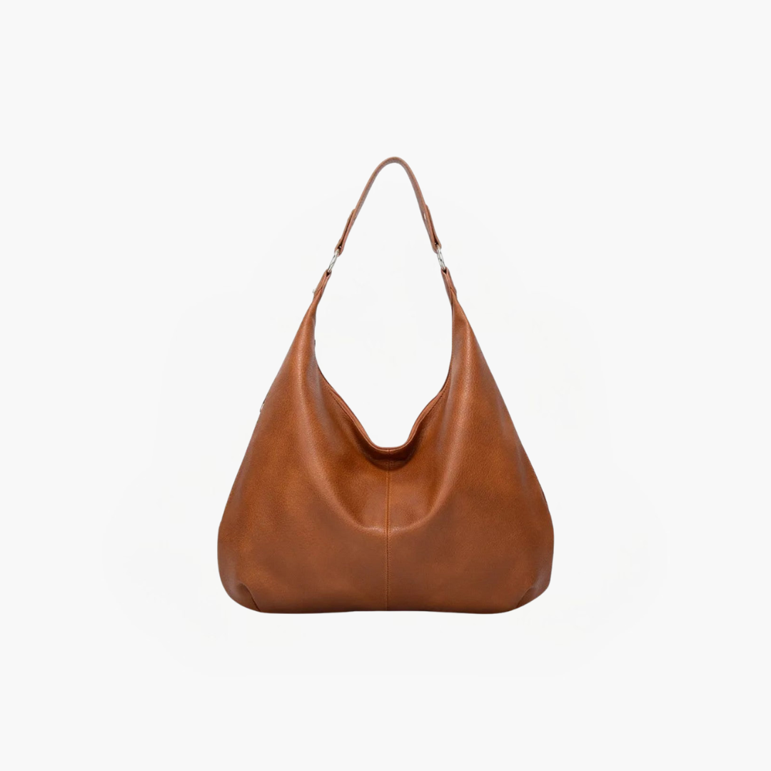 Faye - Casual Leather Hobo Bag for Everyday Use