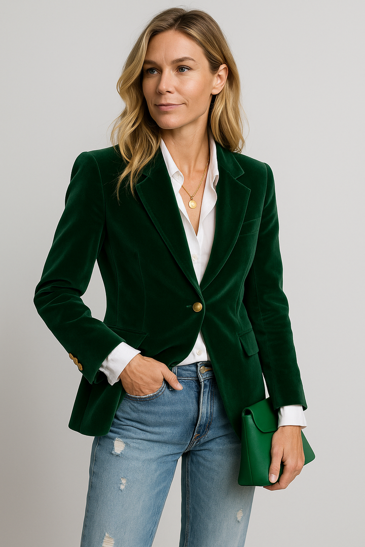 Iris - Women's Velvet Blazer