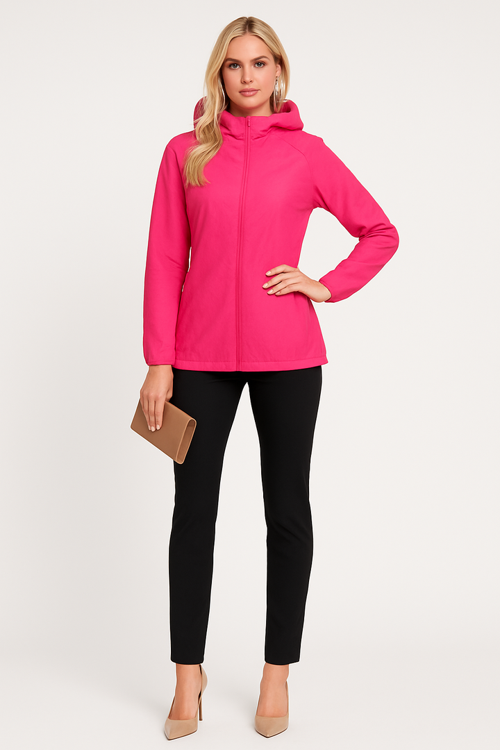 Women's All-Weather Hooded Trench Coat