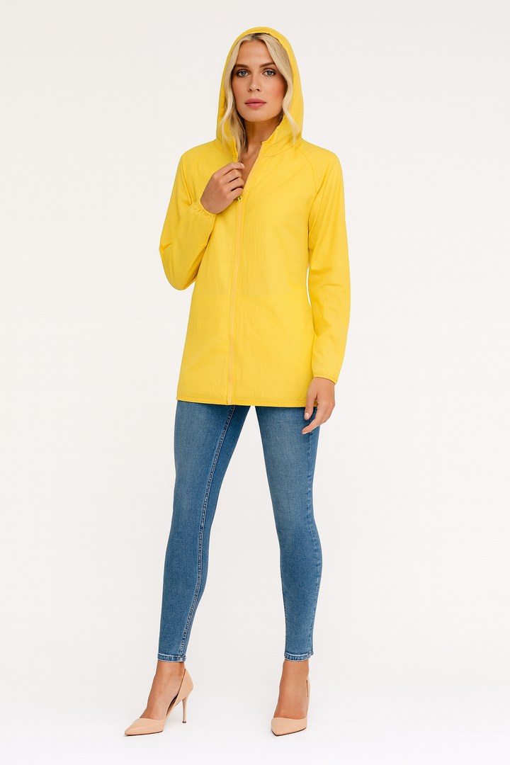 Women's All-Weather Hooded Trench Coat