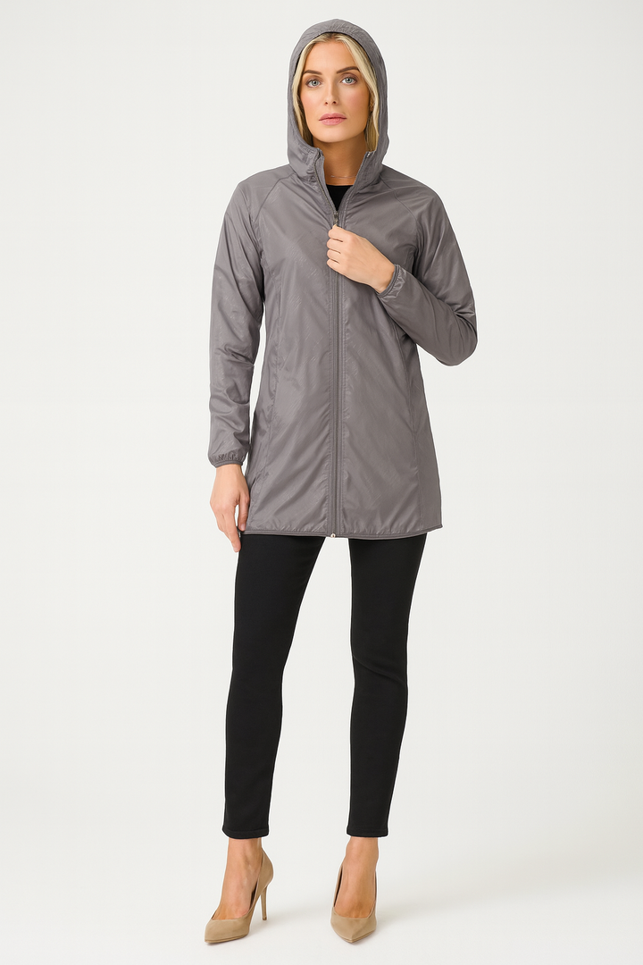 Women's All-Weather Hooded Trench Coat