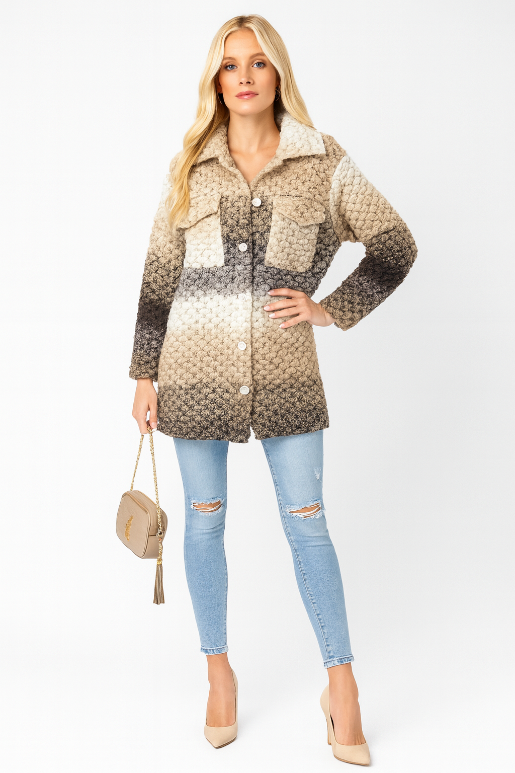 Women’s Braided Winter Coat