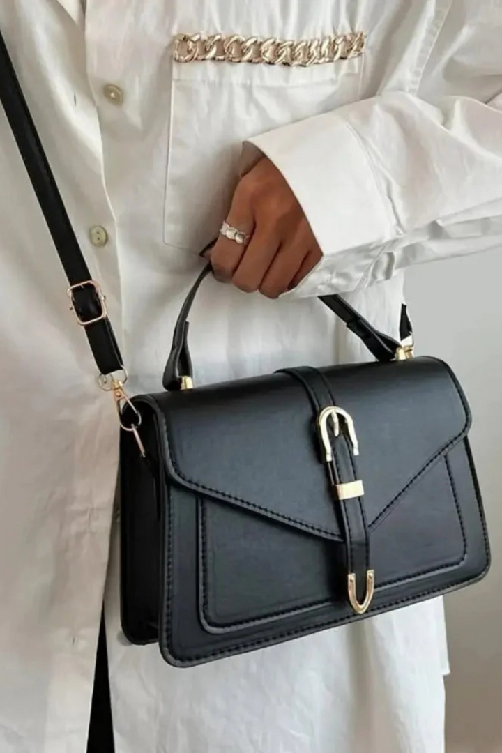 Women's Buckle Closure Crossbody Bag
