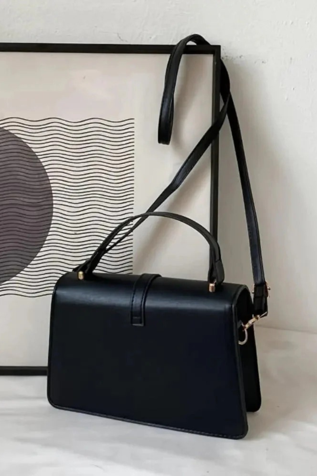 Women's Buckle Closure Crossbody Bag