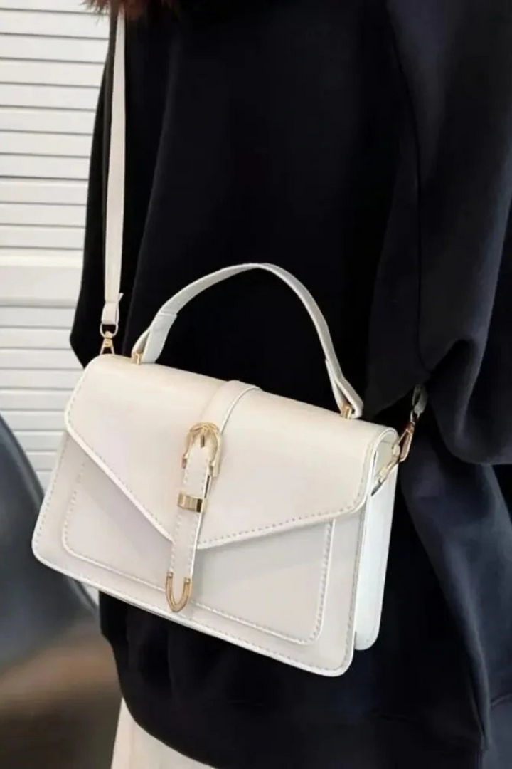 Women's Buckle Closure Crossbody Bag