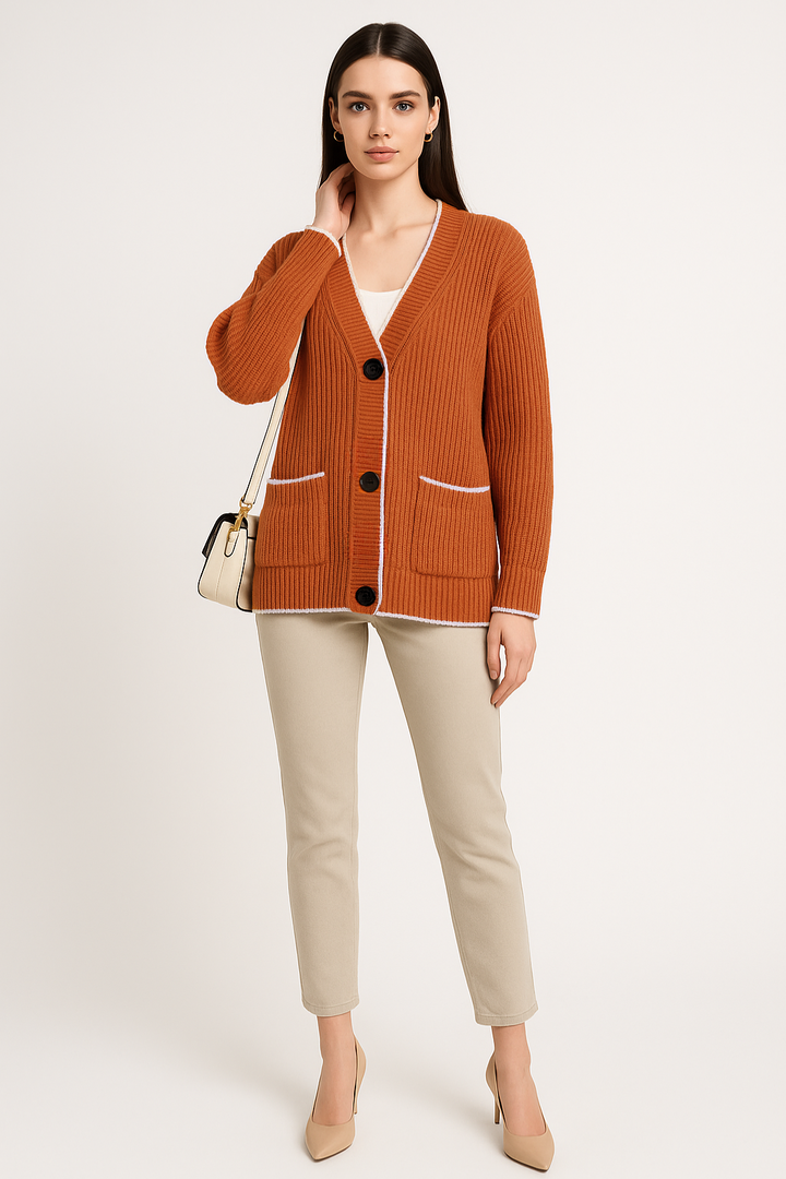 Women's Button-Front Cardigan