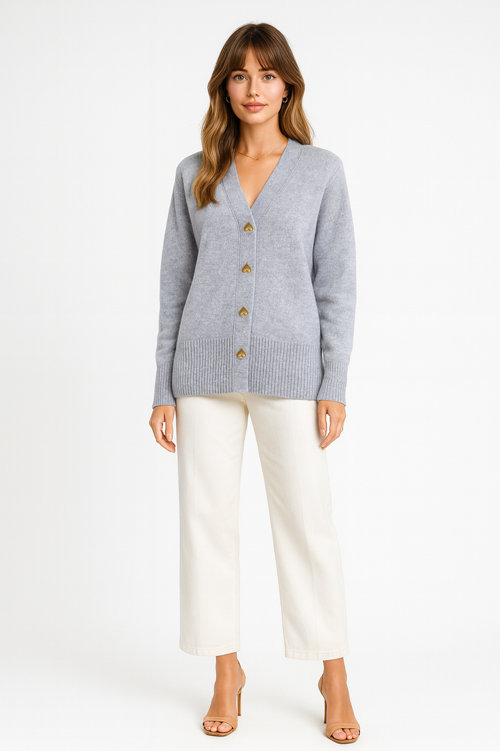Women's Button-Up Knit Cardigan