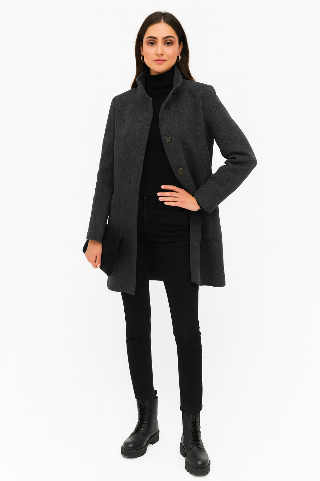 Women’s Button Down Winter Coat