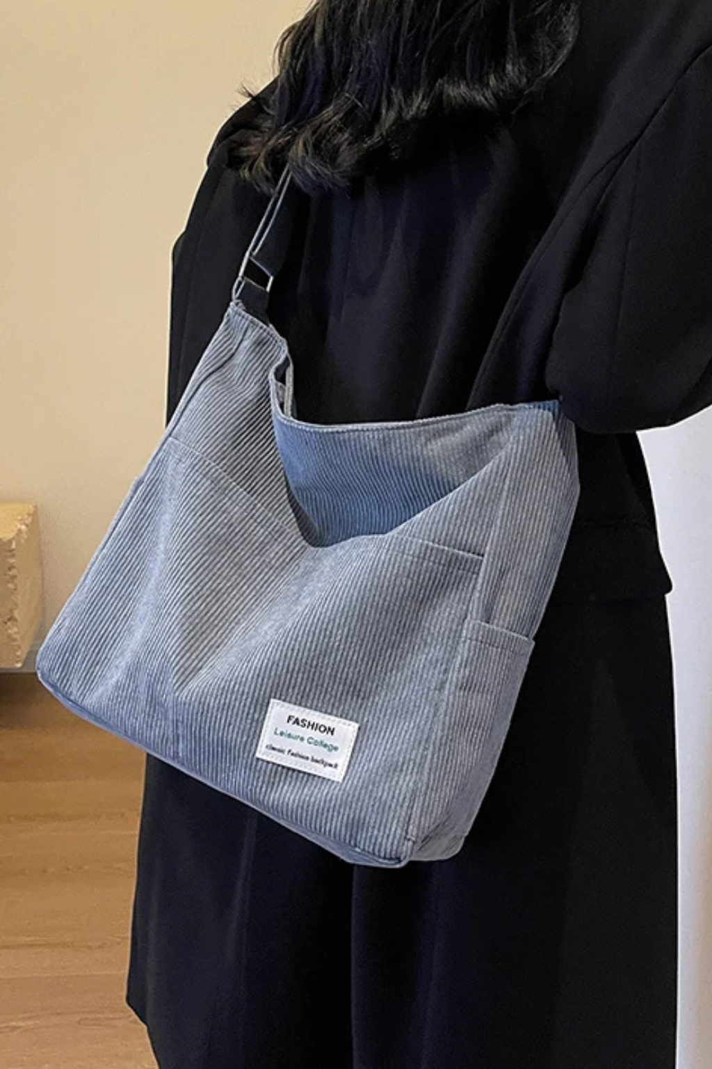 Women's Casual Corduroy Shoulder Bag